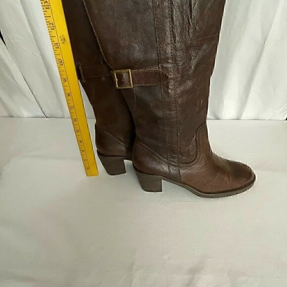 White Mountain Womens Odessa 200-W0001 Brown Block Heel Western Boots Size 7M - Picture 7 of 9